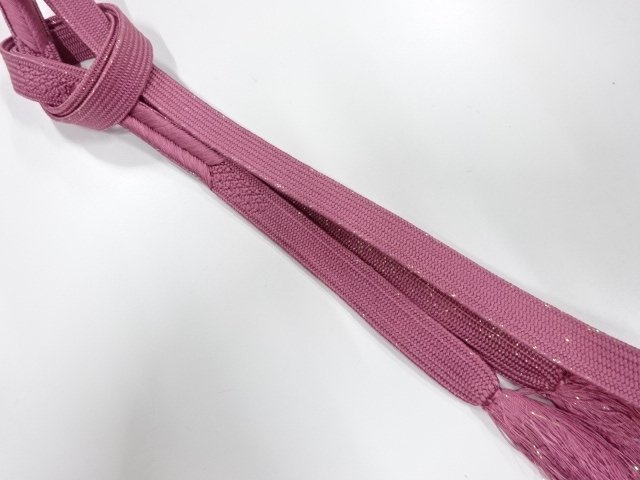 正絹　手組帯締め